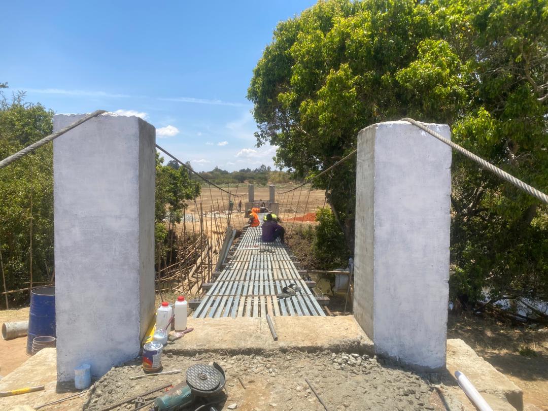 River bridge construction - Project One